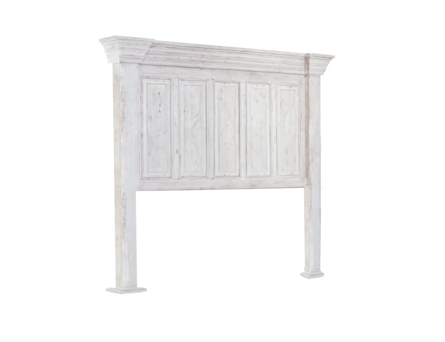 Terra White King Bed