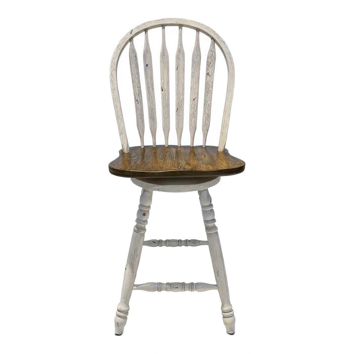 Carolina Crossing Windsor Swivel Counter Chair - White image