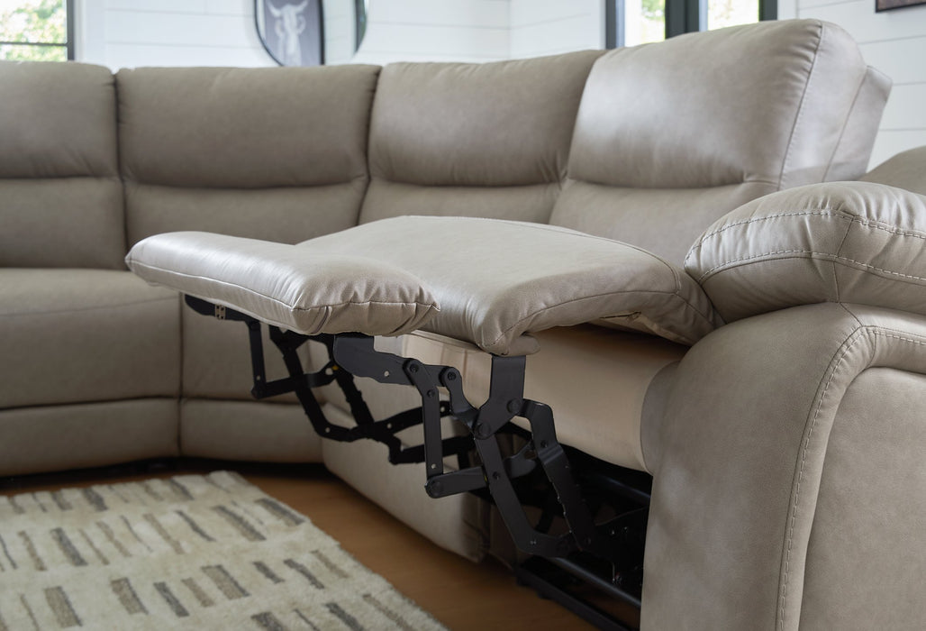Narwhal Place Reclining Sectional with Storage Console
