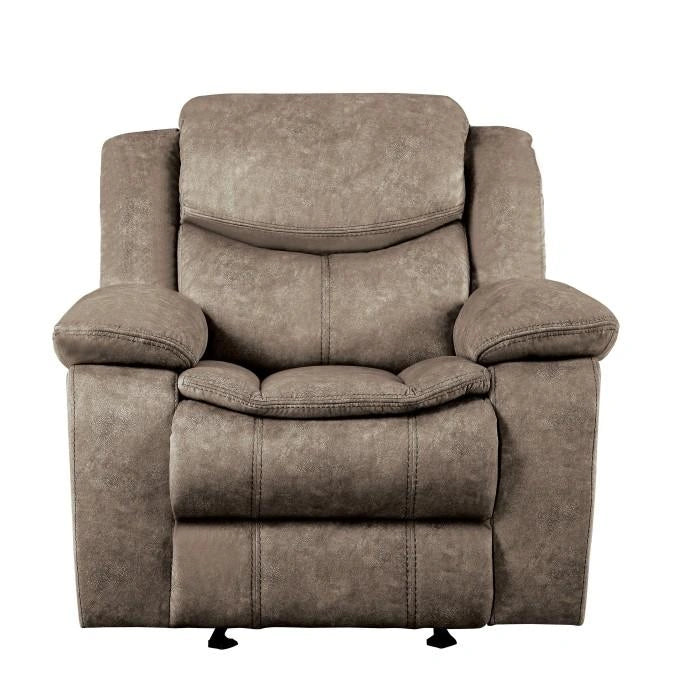 Bastrop Glider Reclining Chair in Brown 8230FBR-1