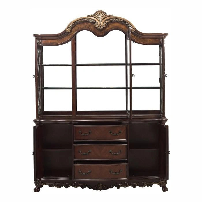 Deryn Park Buffet and Hutch in Dark Cherry 2243-50*