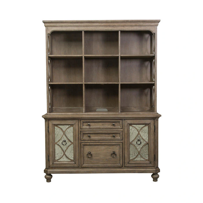 Simply Elegant 3 Piece Desk & Hutch Set image