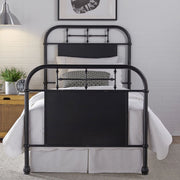 Vintage Series Twin Metal Bed in Black image