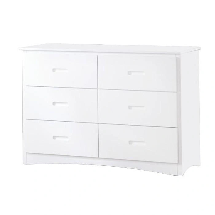 Galen 6 Drawer Dresser in White B2053W-5