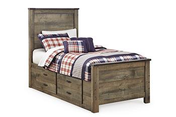 Trinell Youth Bed with 2 Storage Drawers