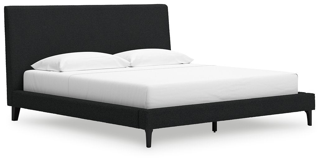 Cadmori Upholstered Bed with Roll Slats