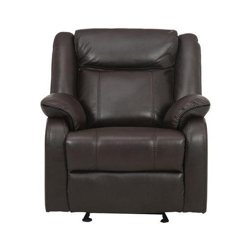 Homelegance Furniture Jude Glider Recliner Chair in Brown 8201BRW-1 image