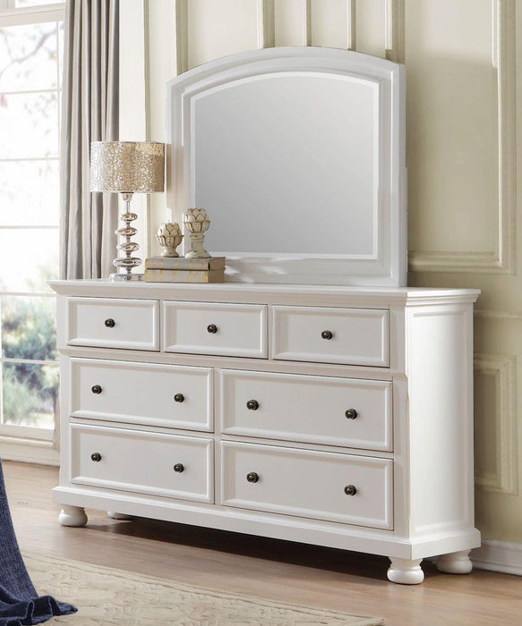 Homelegance Laurelin 7 Drawer Dresser in White 1714W-5