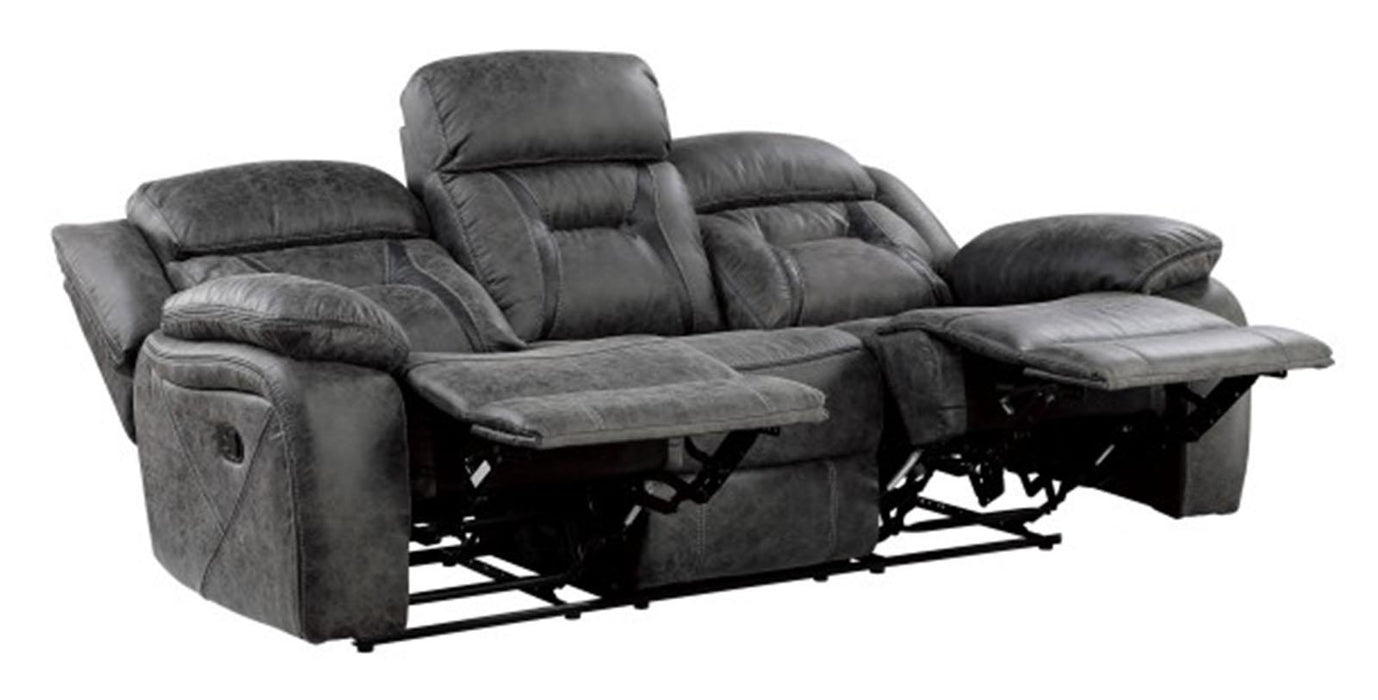 Madrona Hill Double Reclining Sofa in Gray 9989GY-3