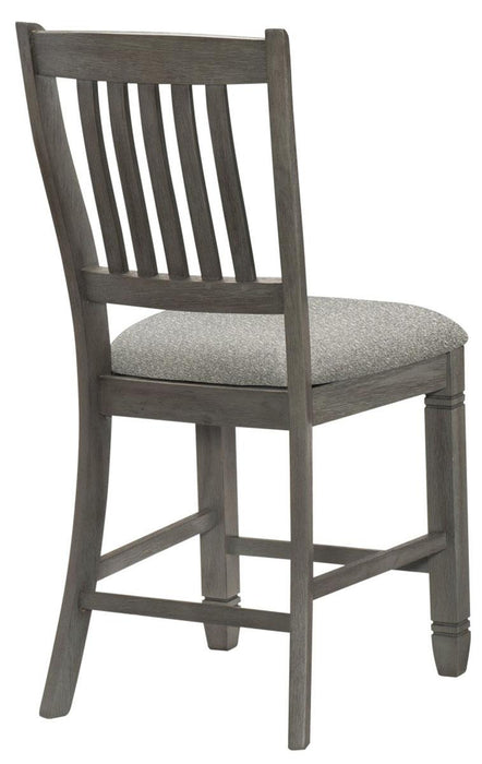 Granby Counter Height Chair in Antique Gray (Set of 2) 5627GY-24