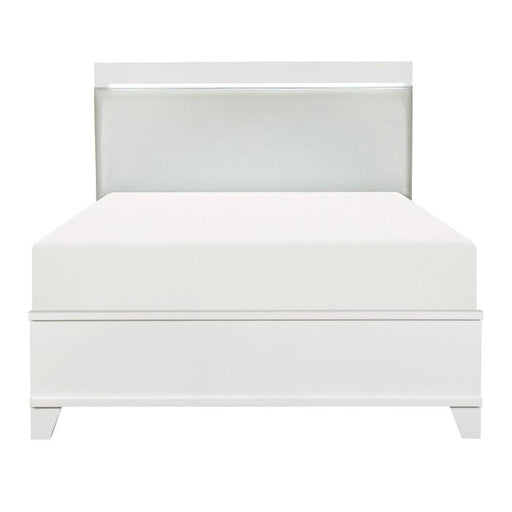 Homelegance Kerren King Platform Bed in White 1678WK-1EK* image