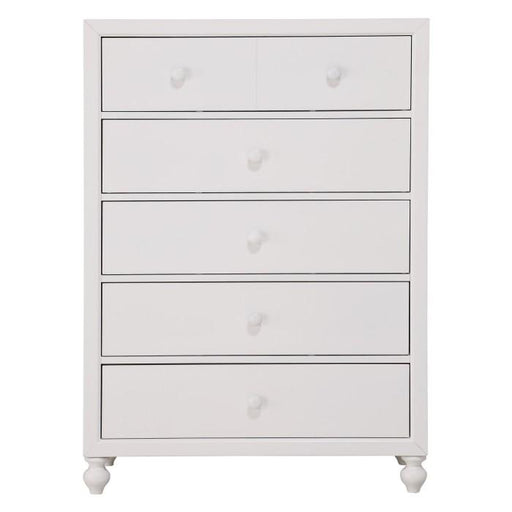 Homelegance Wellsummer 5 Drawer Chest in White 1803W-9 image