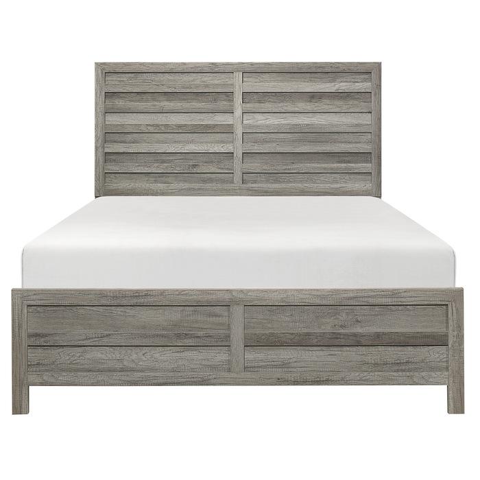 Mandan Queen Panel Bed in Weathered Gray 1910GY-1* image