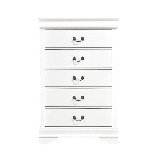 Homelegance Mayville 5 Drawer Chest in White 2147W-9 image