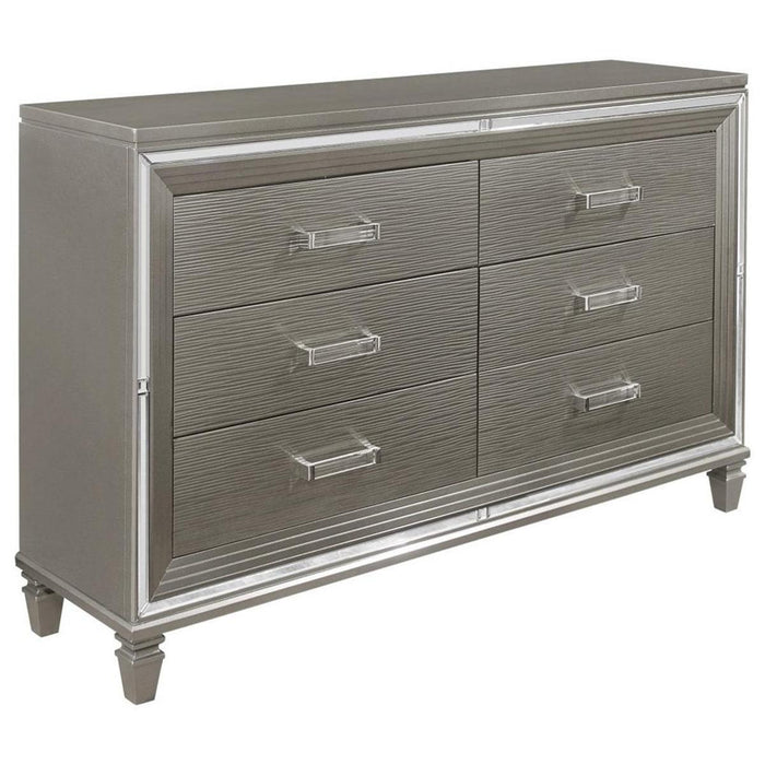 Tamsin Dresser in Silver Grey Metallic 1616-5