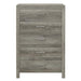 Homelegance Furniture Mandan 5 Drawer Chest in Weathered Gray 1910GY-9 image