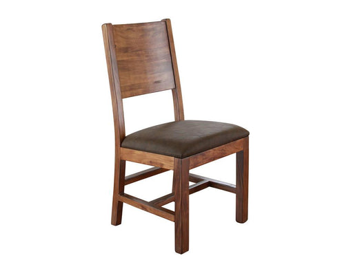 Parota Chair w/Solid Wood - Faux Leather Seat** image