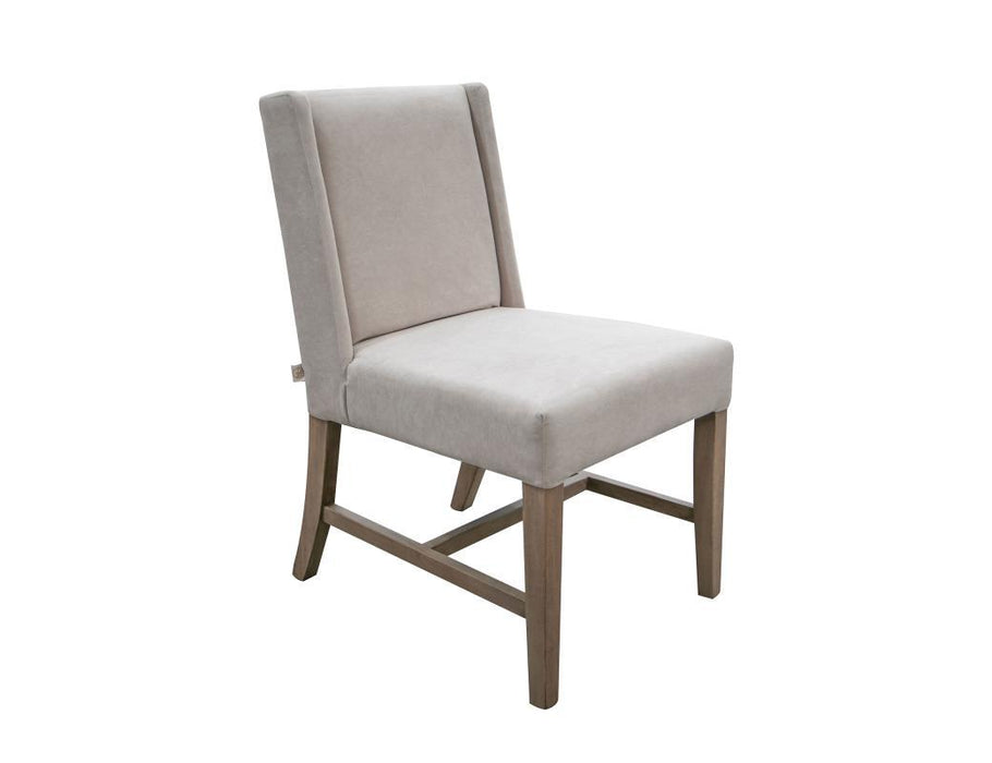 Natural Parota Upholstered Chair and Wooden Frame image