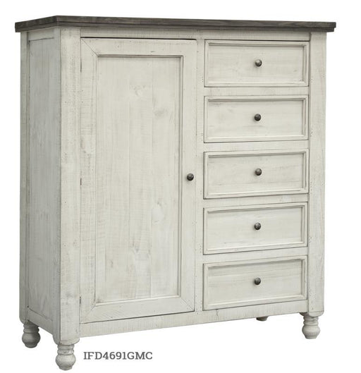 Stone 5 Drawer, 1 Door Gentleman Chest image