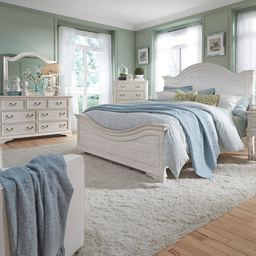 Bayside Queen Panel Bed, Dresser & Mirror, Chest image