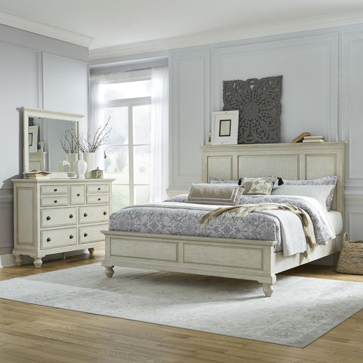 High Country King California Panel Bed, Dresser & Mirror image