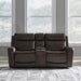 Blair Loveseat w/Console P2 & ZG - Cognac image