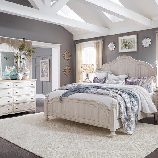 Farmhouse Reimagined Queen Poster Bed, Dresser & Mirror image