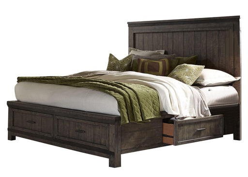 Liberty Thornwood Hills King Two Sided Storage Bed in Rock Beaten Gray image