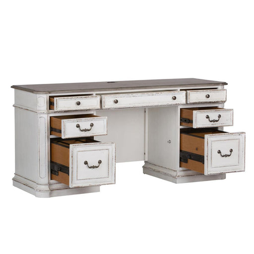 Liberty Magnolia Manor Credenza in Antique White image