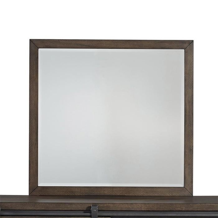 Liberty Furniture Thornwood Hills Mirror in Rock Beaten Gray image