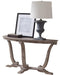 Liberty Furniture Greystone Mill Sofa Table in Stone White image