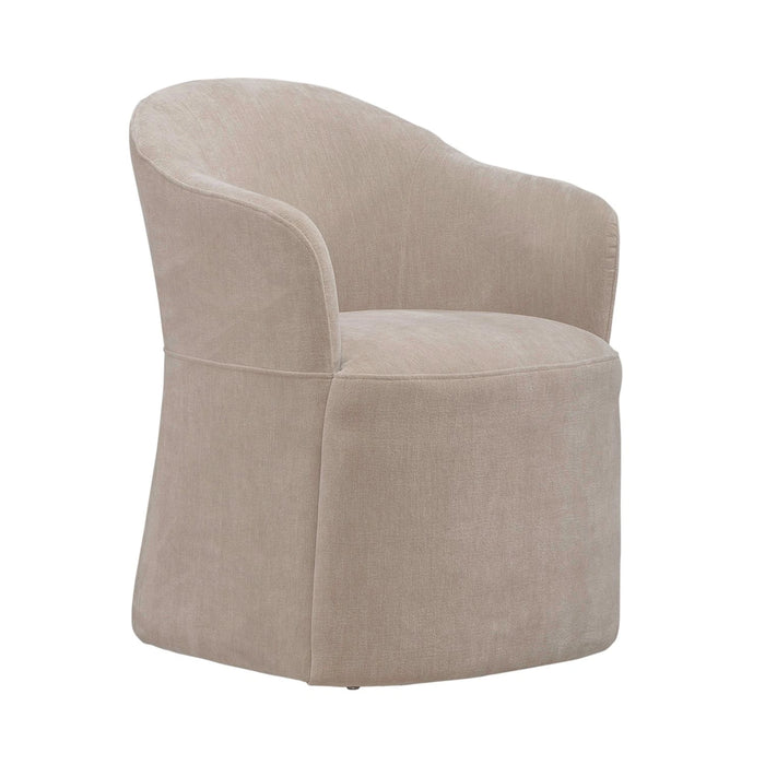 Accent Dining Accent Dining Chair w/ Casters - Wicker image
