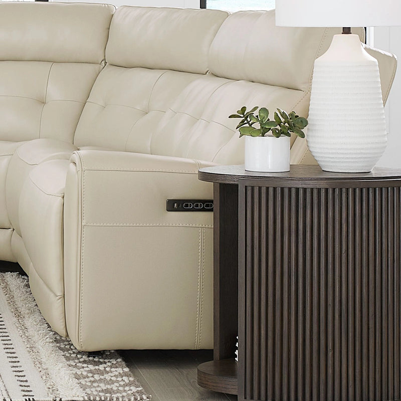 Carrington R Arm Recliner P3 & ZG - Baja Stone image