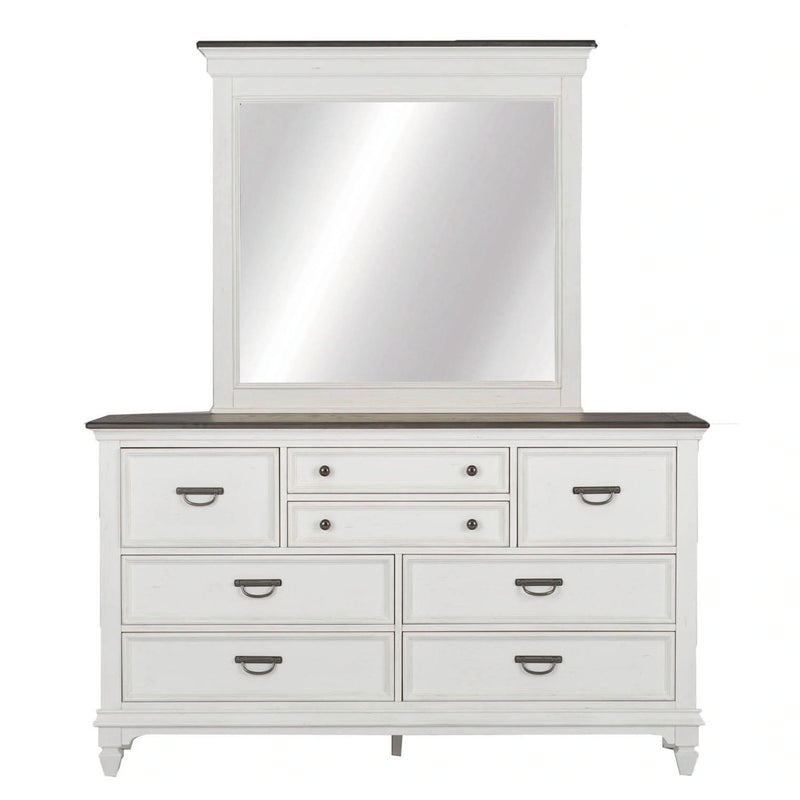Allyson Park King California Panel Bed, Dresser & Mirror, Chest, Night Stand image