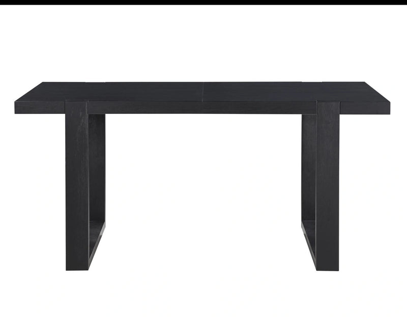Steve Silver Yves Dining Table in Rubbed Charcoal