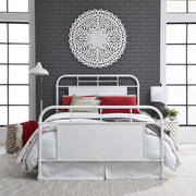 Vintage Series King Metal Bed in Antique White image