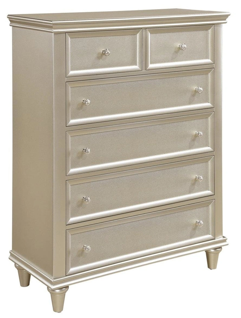 Celandine 6 Drawer Chest in Silver 1928-9
