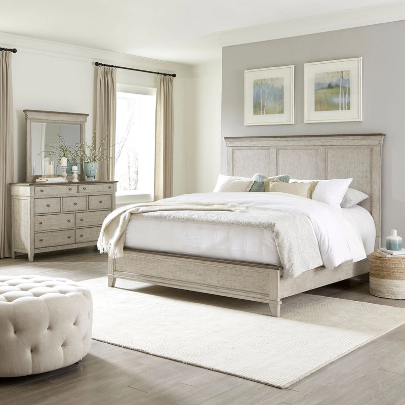 Ivy Hollow King California Panel Bed, Dresser & Mirror image