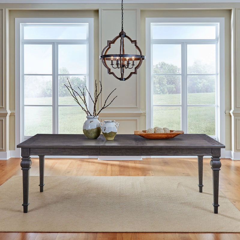 Paradise Valley Rectangular Leg Table in Saddle Brown image