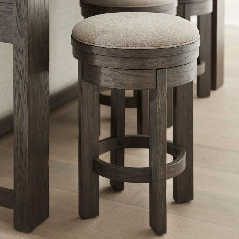 Lennox Hill Uph Swivel Console Stool image