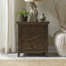 Paradise Valley Nightstand with Charging Station in Saddle Brown image