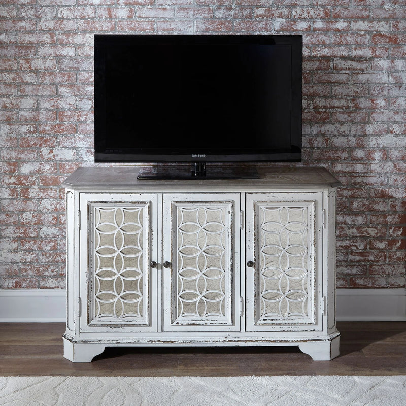 Magnolia Manor TV Console in Antique White image