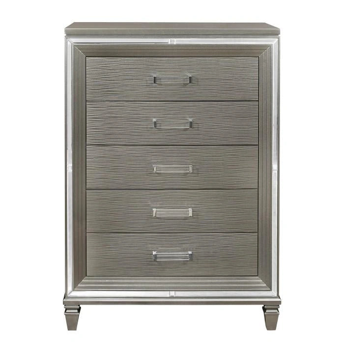Tamsin Chest in Silver Grey Metallic 1616-9