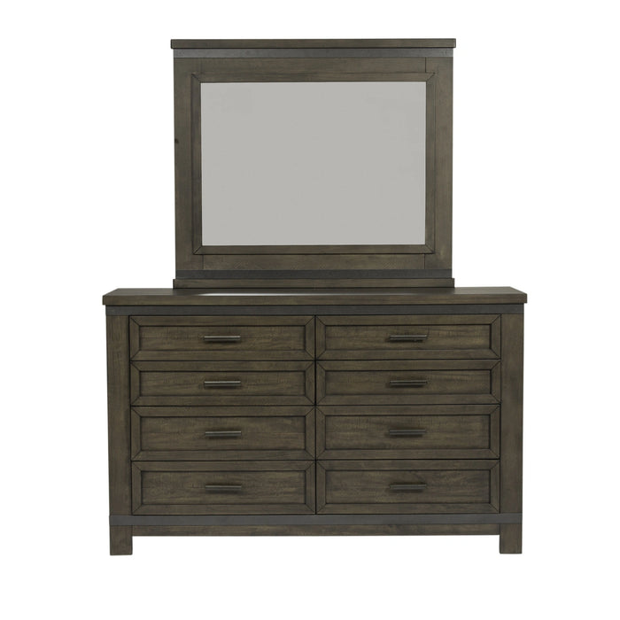 Thornwood Hills Two Sided Storage Bed, Dresser & Mirror, Chest image