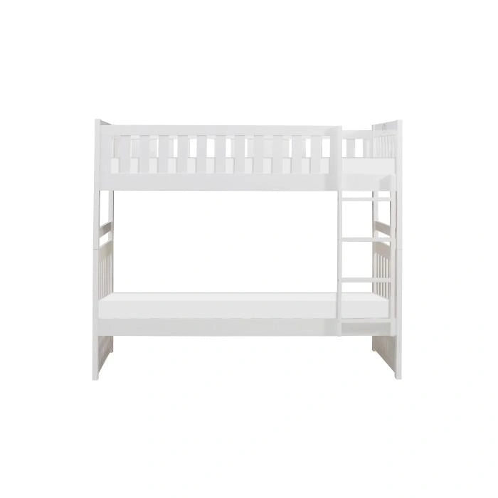 Galen Twin/Twin Bunk Bed w/ Storage Boxes in White B2053W-1*T