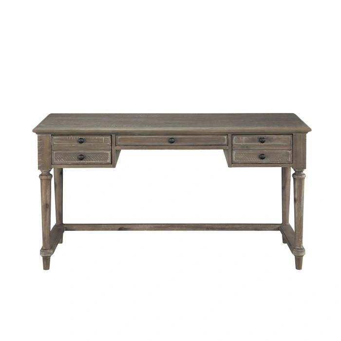 Cardano Writing Desk w/ 3 Working Drawers in Brown 1689BR-16