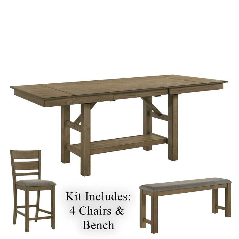 Brook Bay Opt 6 Piece Gathering Table Set image
