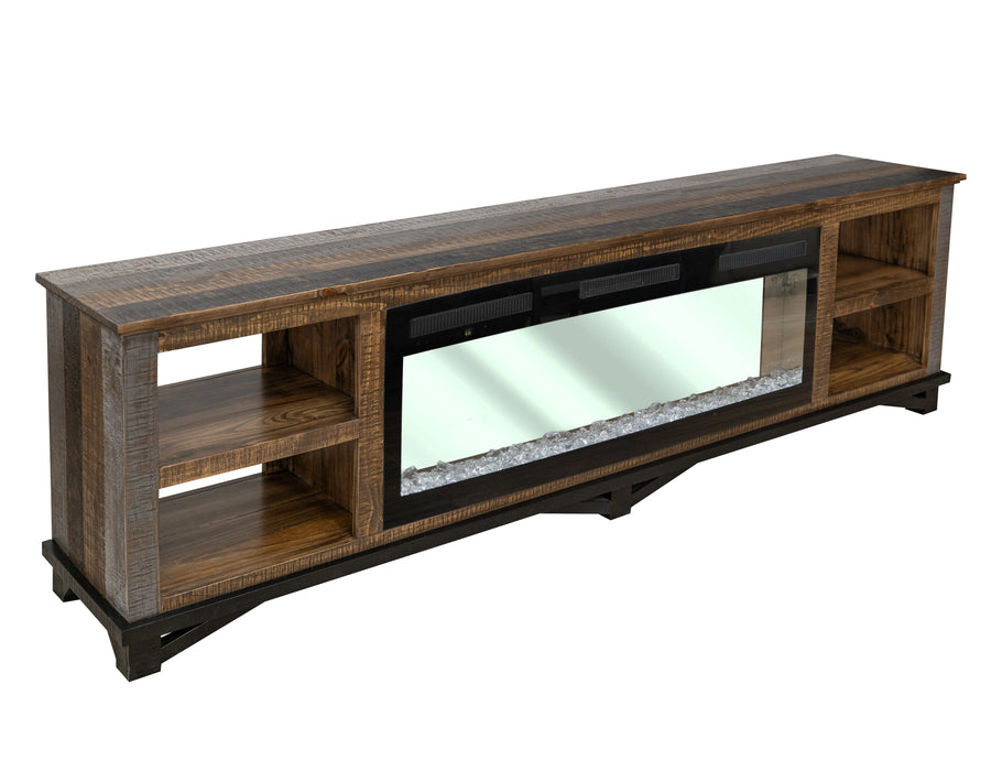 Loft Brown Electric Fireplace