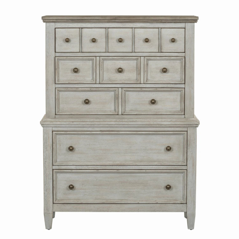 Heartland King Opt California Panel Bed, Dresser & Mirror, Chest, Night Stand image