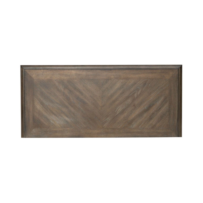 Carlisle Court 5 Drawer Chest in Chestnut with Dusty Wax image